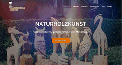 Desktop Screenshot of naturholzkunst.de